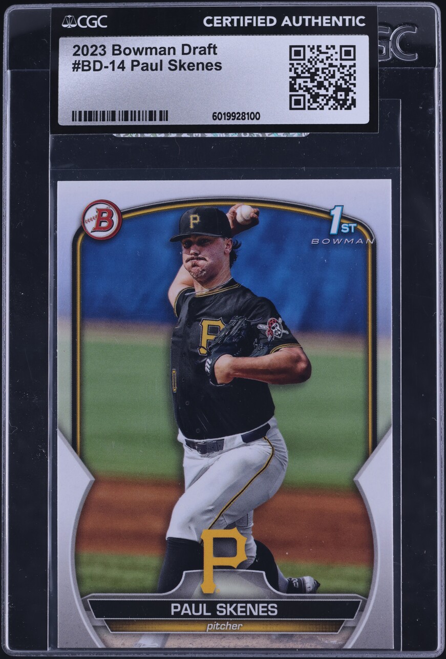 2023 Bowman Draft Paul Skenes PROSPECT #BD-14 CGC AUTH