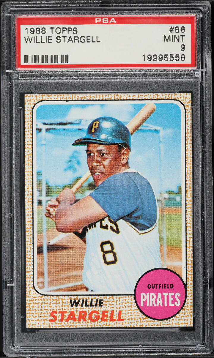 1968 Topps Willie Stargell #86 PSA 9 MINT