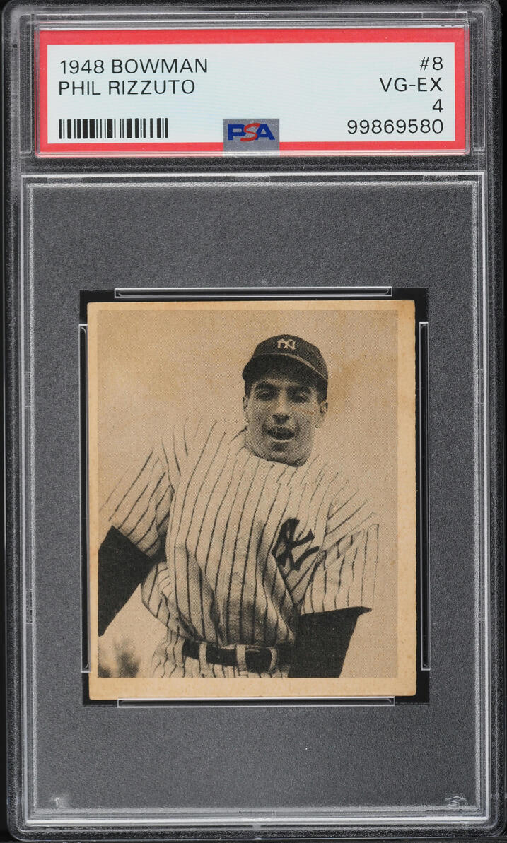 1948 Bowman Phil Rizzuto SP ROOKIE #8 PSA 4 VGEX