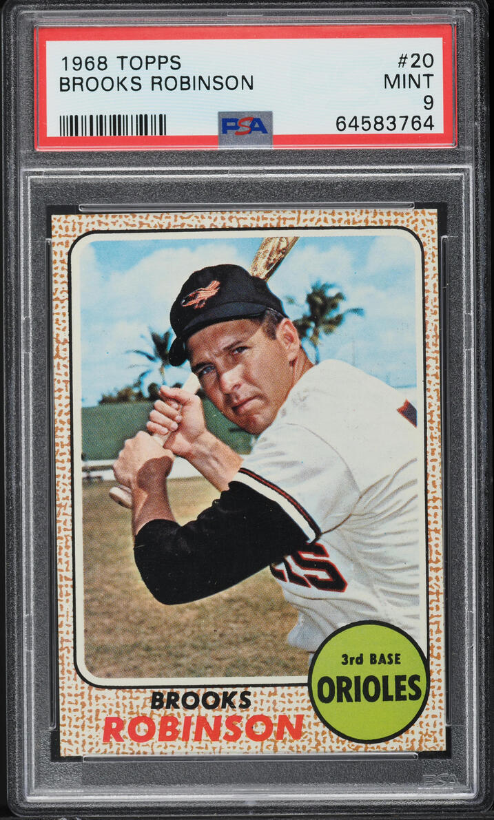 1968 Topps Brooks Robinson #20 PSA 9 MINT