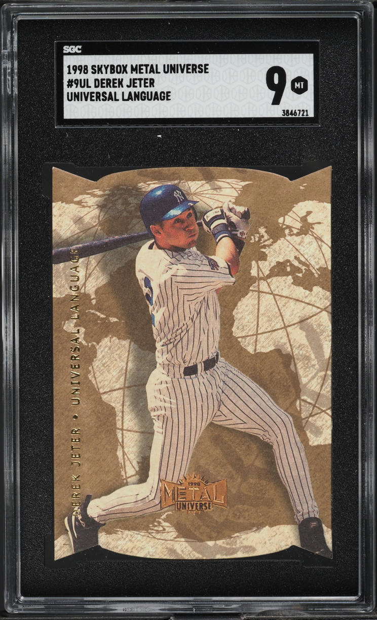 1998 Metal Universe Universal Language Derek Jeter #9UL SGC 9 MINT