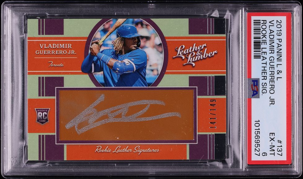 2019 Panini Flawless Sapphire Guerrero Vladimir Guerrero Jr. RC 