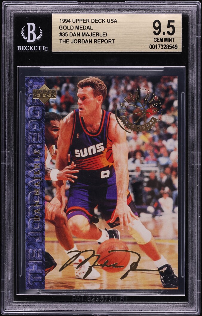1994 Upper Deck USA Gold Medal The Jordan Report Dan Majerle #35 BGS 9.5 GEM
