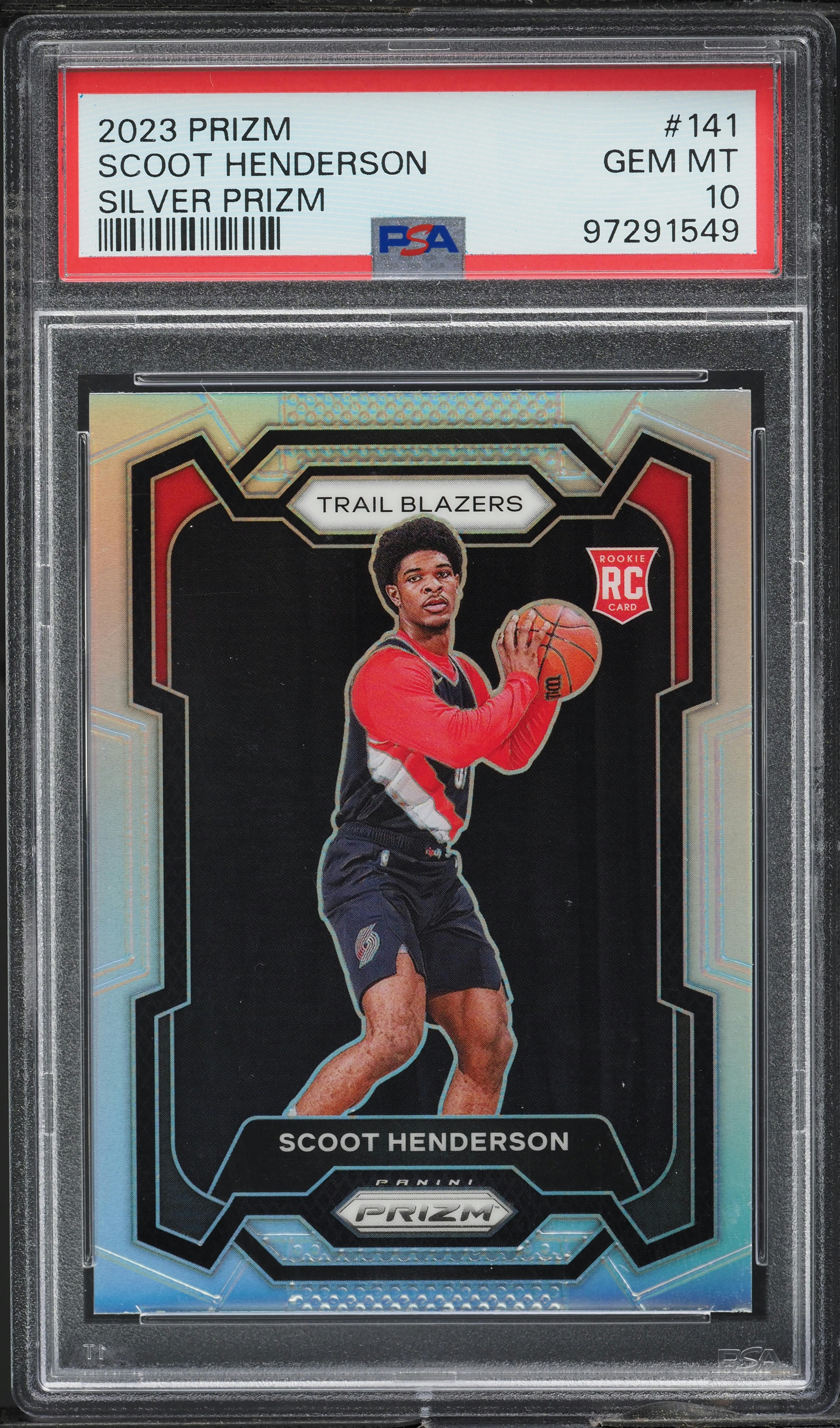 その他 SCOOT HENDERSON PRIZM DRAFT VENOM PSA10 2023 Panini Prizm Silver Scoot Henderson ROOKIE #141 PSA 10 GEM