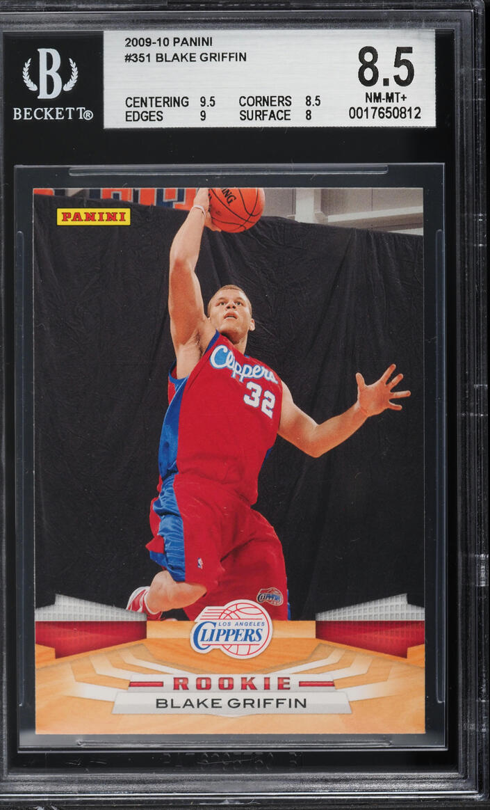 2009 Panini Basketball Blake Griffin ROOKIE #351 BGS 8.5 NM-MT+