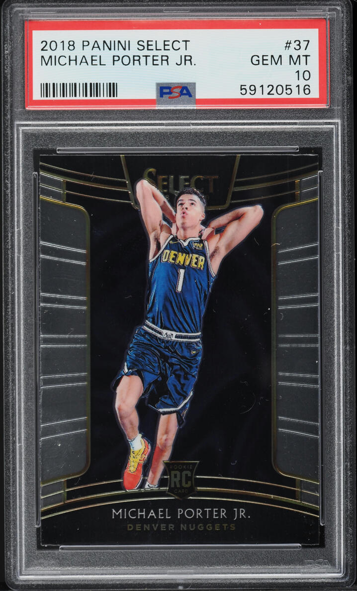 2018 Select Concourse Michael Porter Jr. ROOKIE #37 PSA 10 GEM MINT