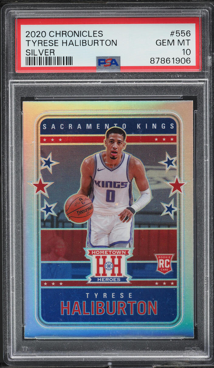 2020 Panini Chronicles Silver Tyrese Haliburton ROOKIE #556 PSA 10 GEM MINT