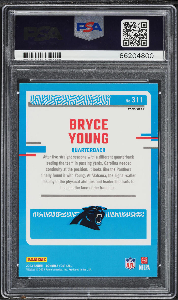 thumbnail image 2 of Bryce Young 2021 Bowman NEXT Topps NOW Rookie Card #11 – Graded 10, 1st Graded, Alabama Crimson Tide 2 of 4