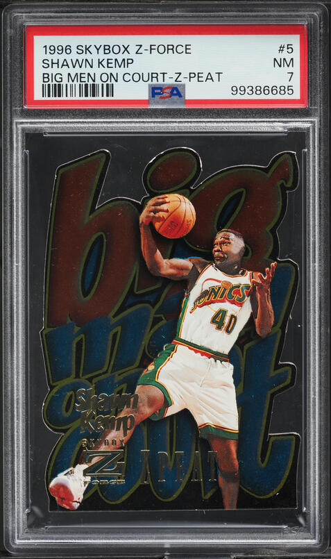 1997 Skybox Z-Force Big Men On Court Michael Jordan #9 BGS 10