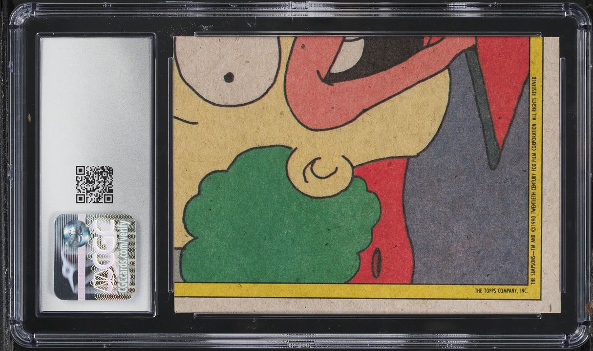 1990 Topps The Simpsons The Family That Mambos Together #11 CGC 7.5 NRMT+