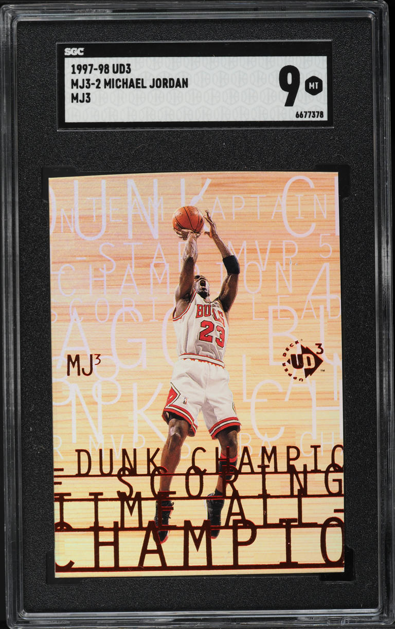 1997 UD3 MJ3 Michael Jordan #MJ3-2 SGC 9 MINT