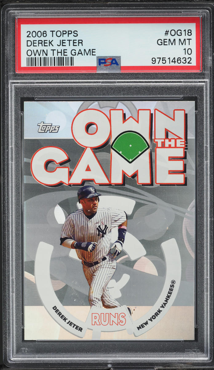 2006 Topps Own The Game Derek Jeter #OG18 PSA 10 GEM MINT