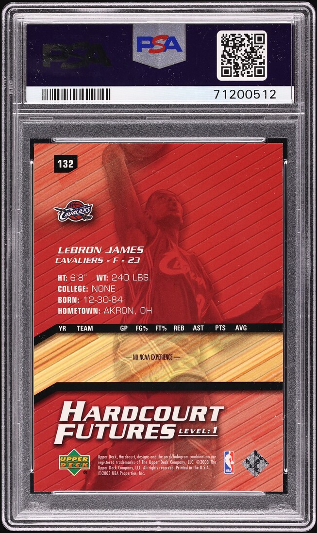 upper deck hardcourt lebron james