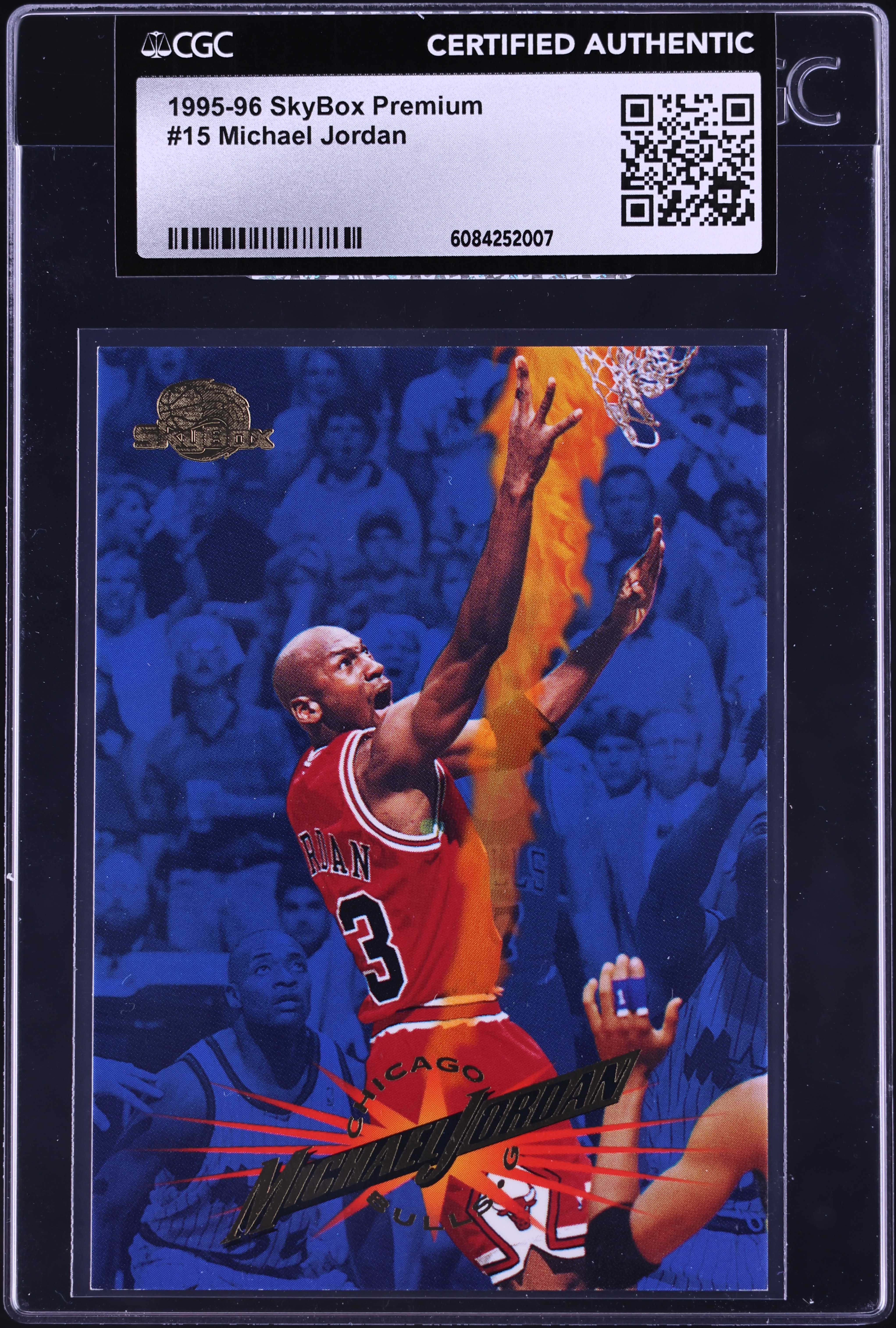 1995 SkyBox Premium Michael Jordan #15 CGC AUTH on Fanatics Collect