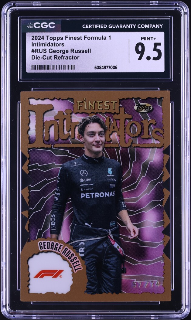 2024 Finest Formula 1 F1 Intimidators Refractor Die-Cut George