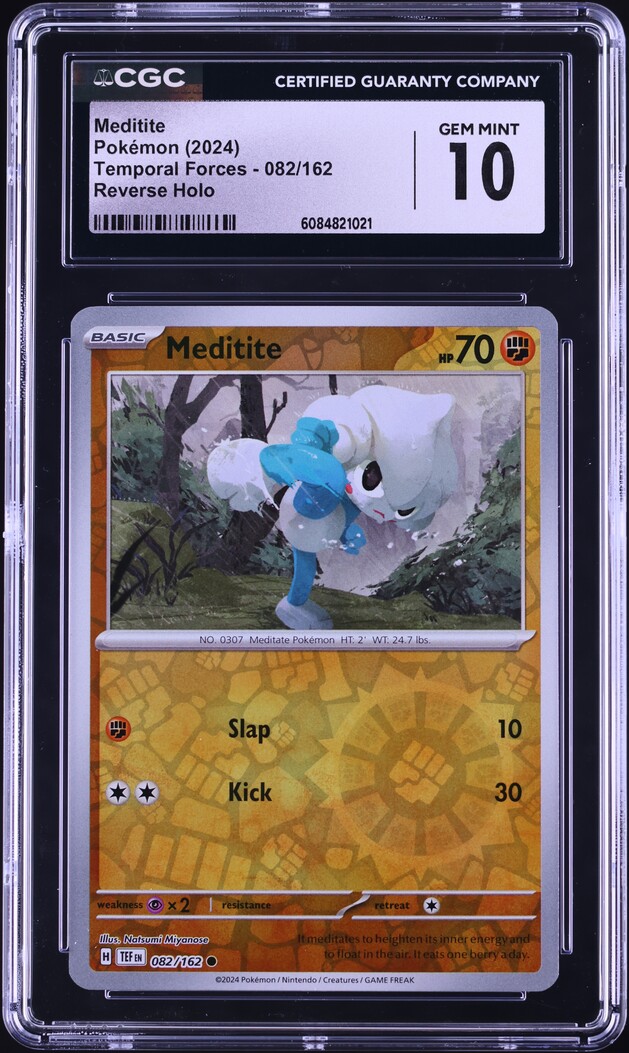 2024 Pokemon Scarlet & Violet Stellar Crown IR Meditite #153 PSA 10 GEM  MINT on Fanatics Collect
