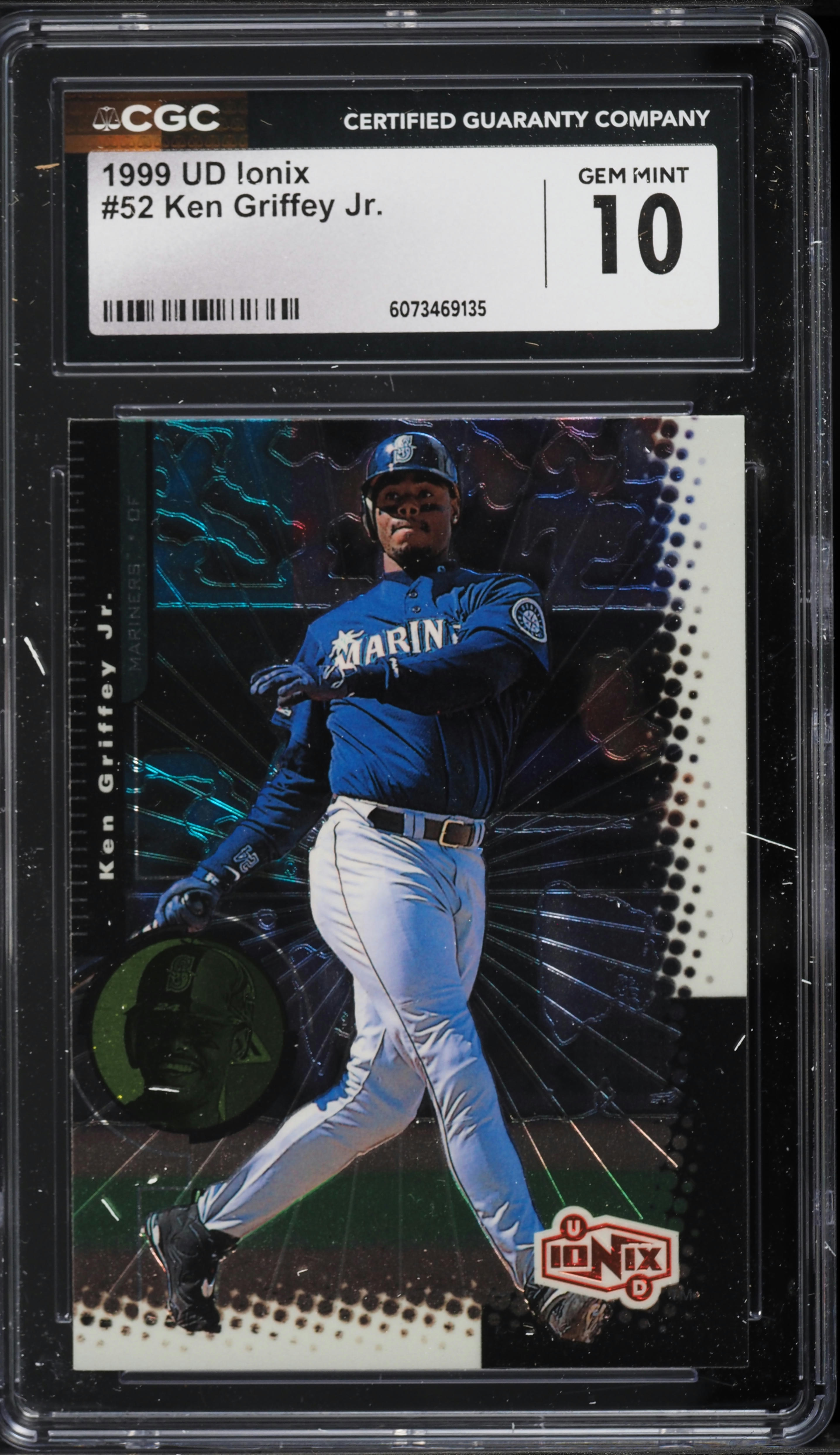 1999 Ud Ionix Ken Griffey Jr. #52 CGC 10 GEM MINT on Fanatics Collect