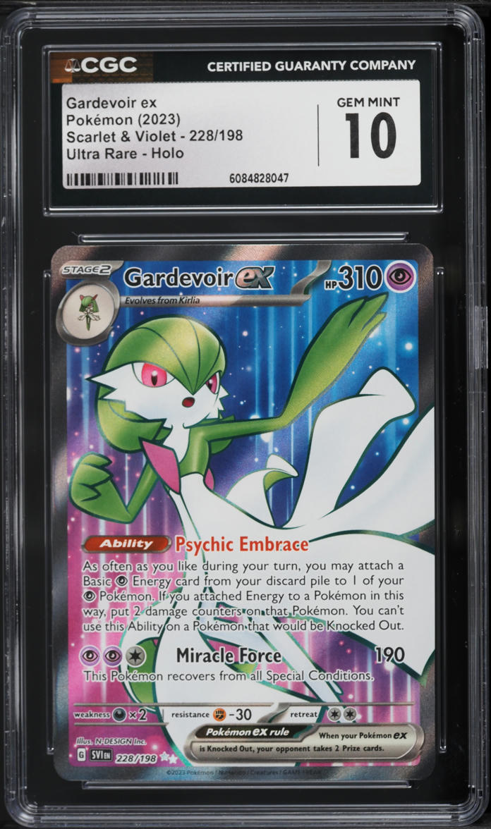 2023 Pokemon Scarlet & Violet Full Art Gardevoir ex #228 CGC 10