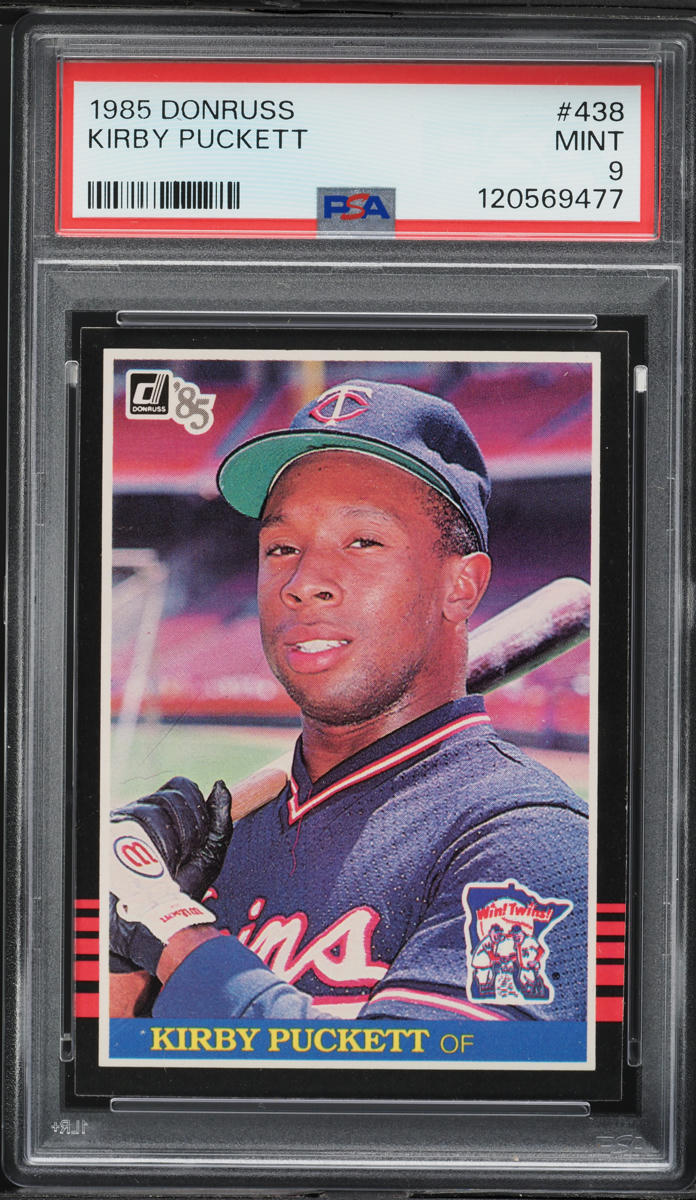 1985 Donruss Kirby Puckett ROOKIE #438 PSA 9 MINT