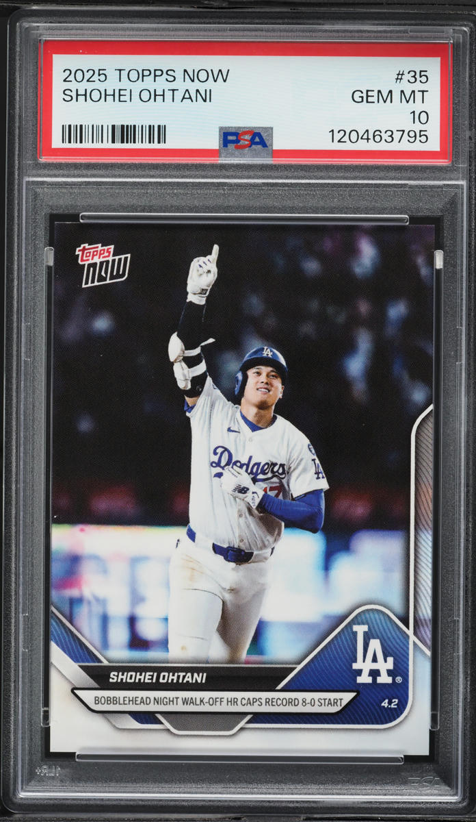 PSA10 2025 TOPPS NOW SHOHEI OHTANI 650 大谷翔平 ドジャース 100 HR