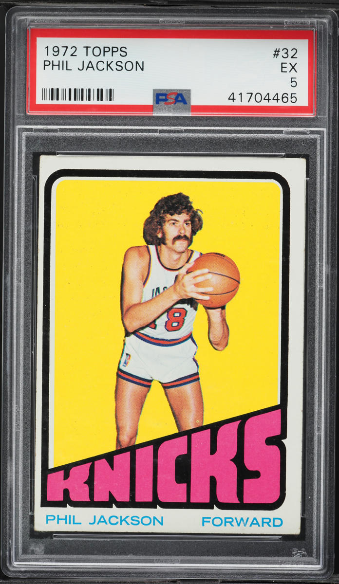 1972 Topps Basketball Phil Jackson ROOKIE #32 PSA 5 EX