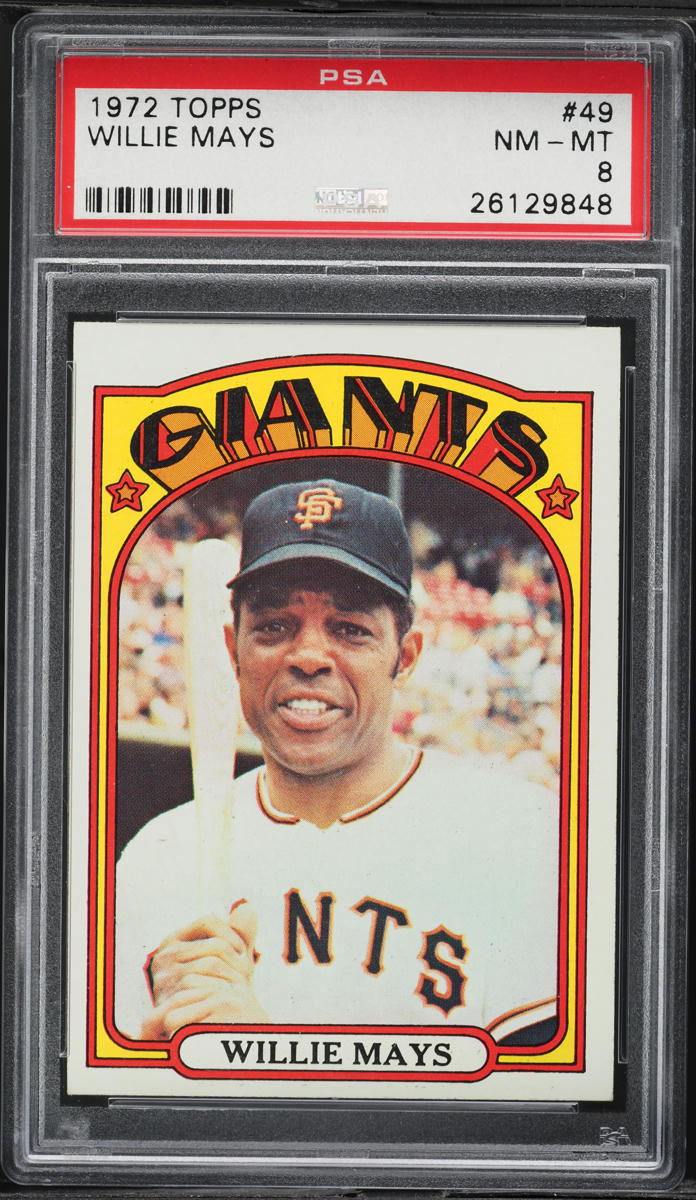 1972 Topps Willie Mays #49 PSA 8 NM-MT