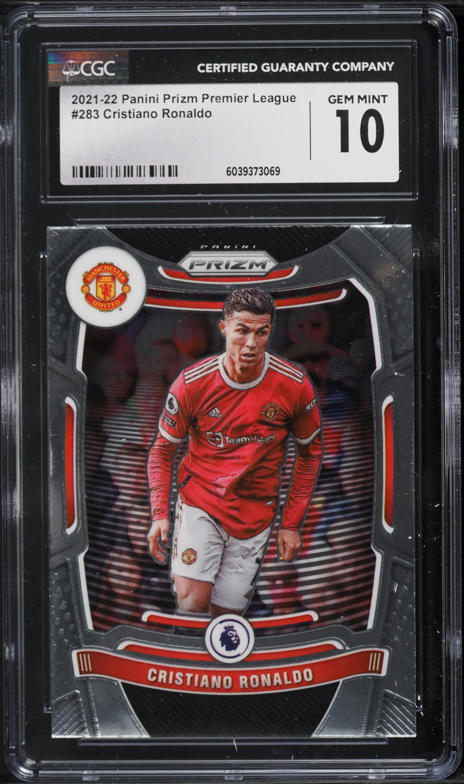 2021 Panini Mosaic Premier League Black Prizm Cristiano Ronaldo 1