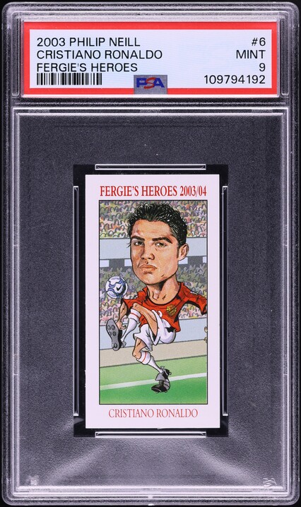 2003 Magic Box International Shoot Out Cristiano Ronaldo ROOKIE