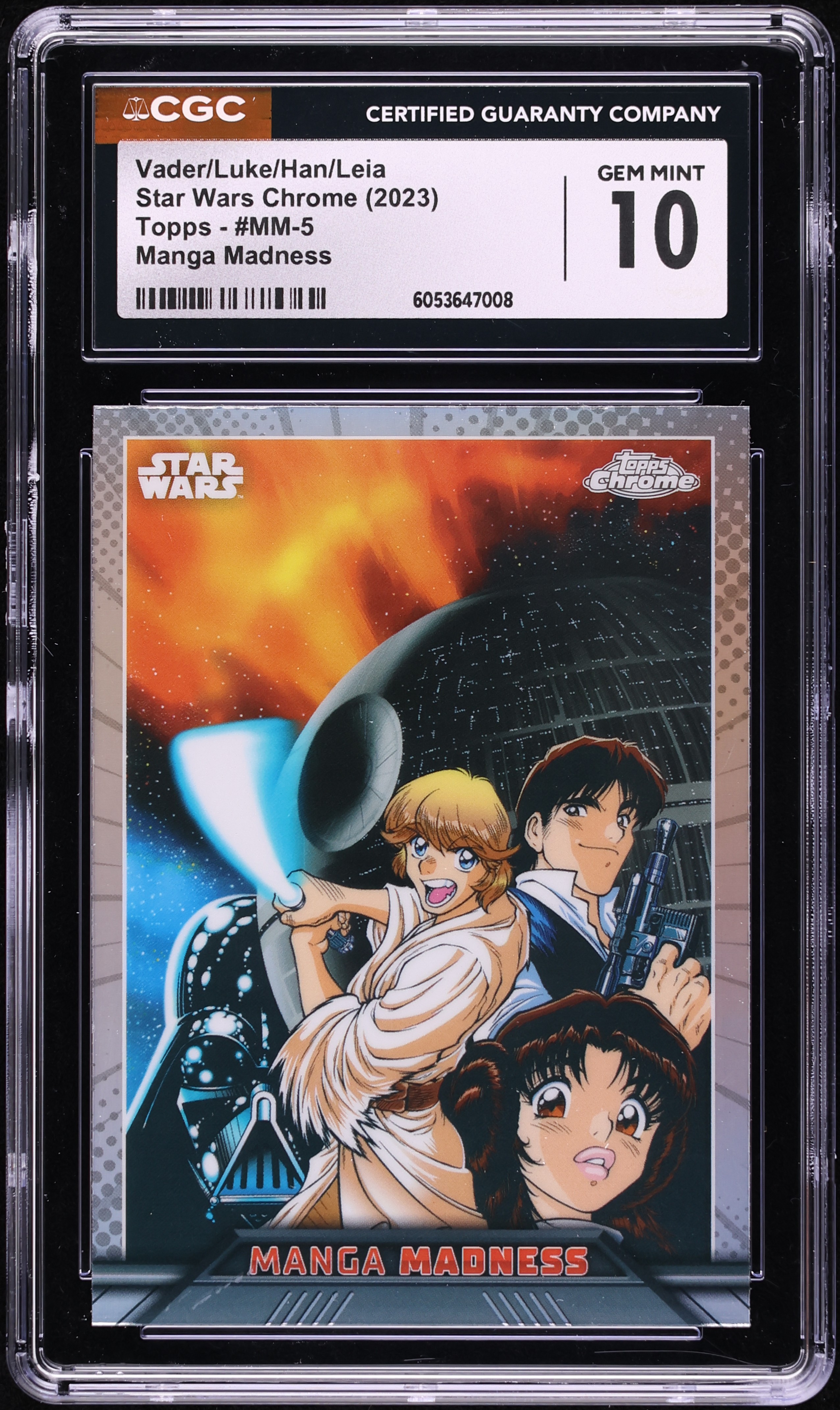 2023 Star Wars Star Wars Chrome Manga Madness Vader Luke Han Leia