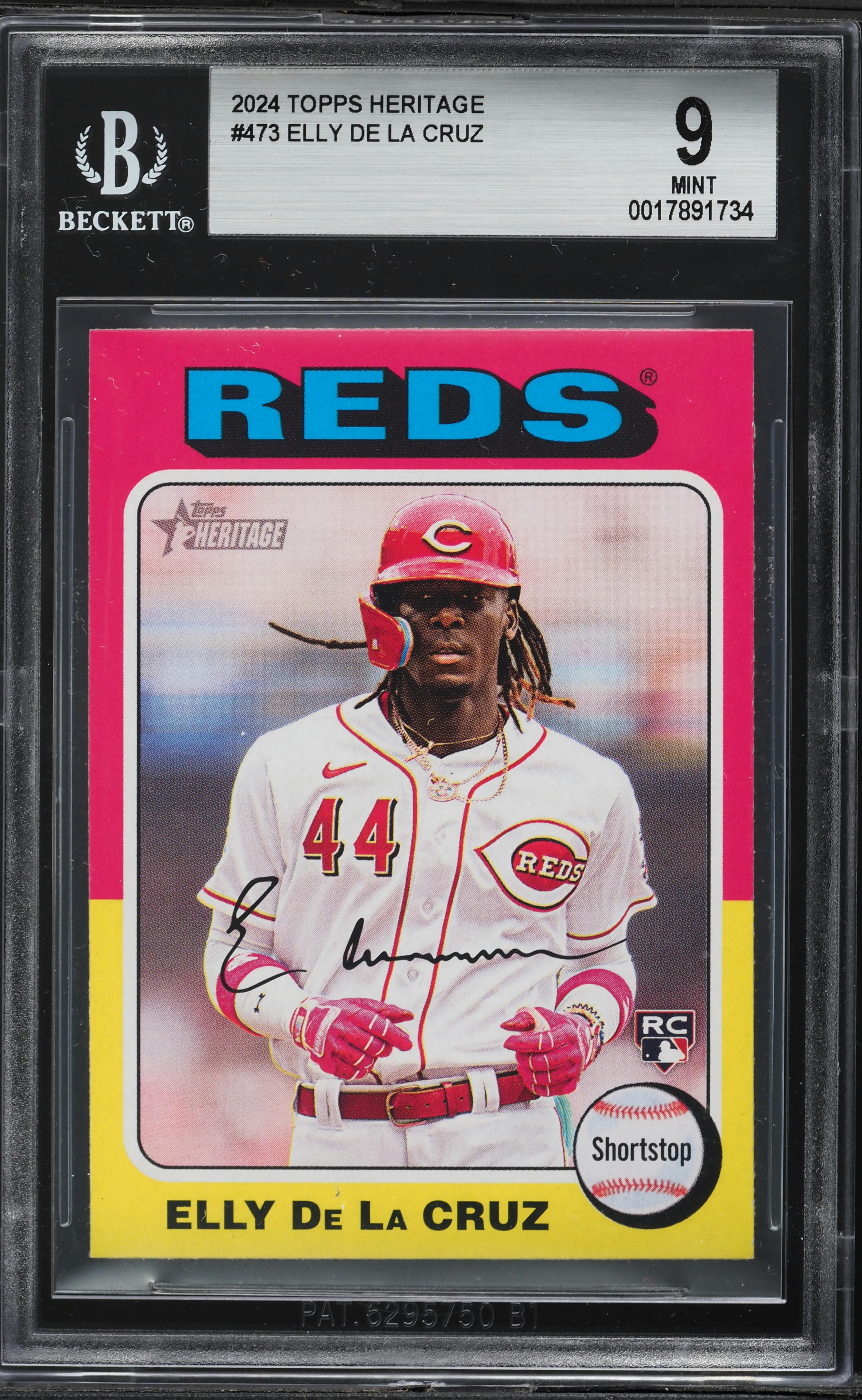 2024 Topps Heritage Elly De La Cruz ROOKIE #473 BGS 9 MINT on