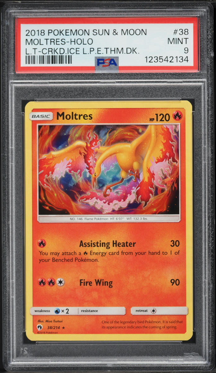 holographic moltres pokemon card Pocket Credit Card Holographic Credit Card Skin Anime Town Creations Preserved in a tamper Moltres Holo 021/172 Brilliant Stars