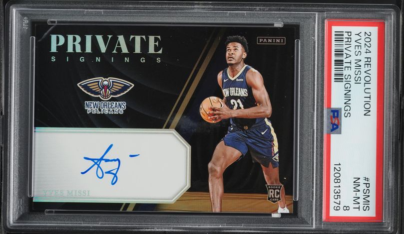 2024 Panini Revolution Private Signings Yves Missi ROOKIE AUTO