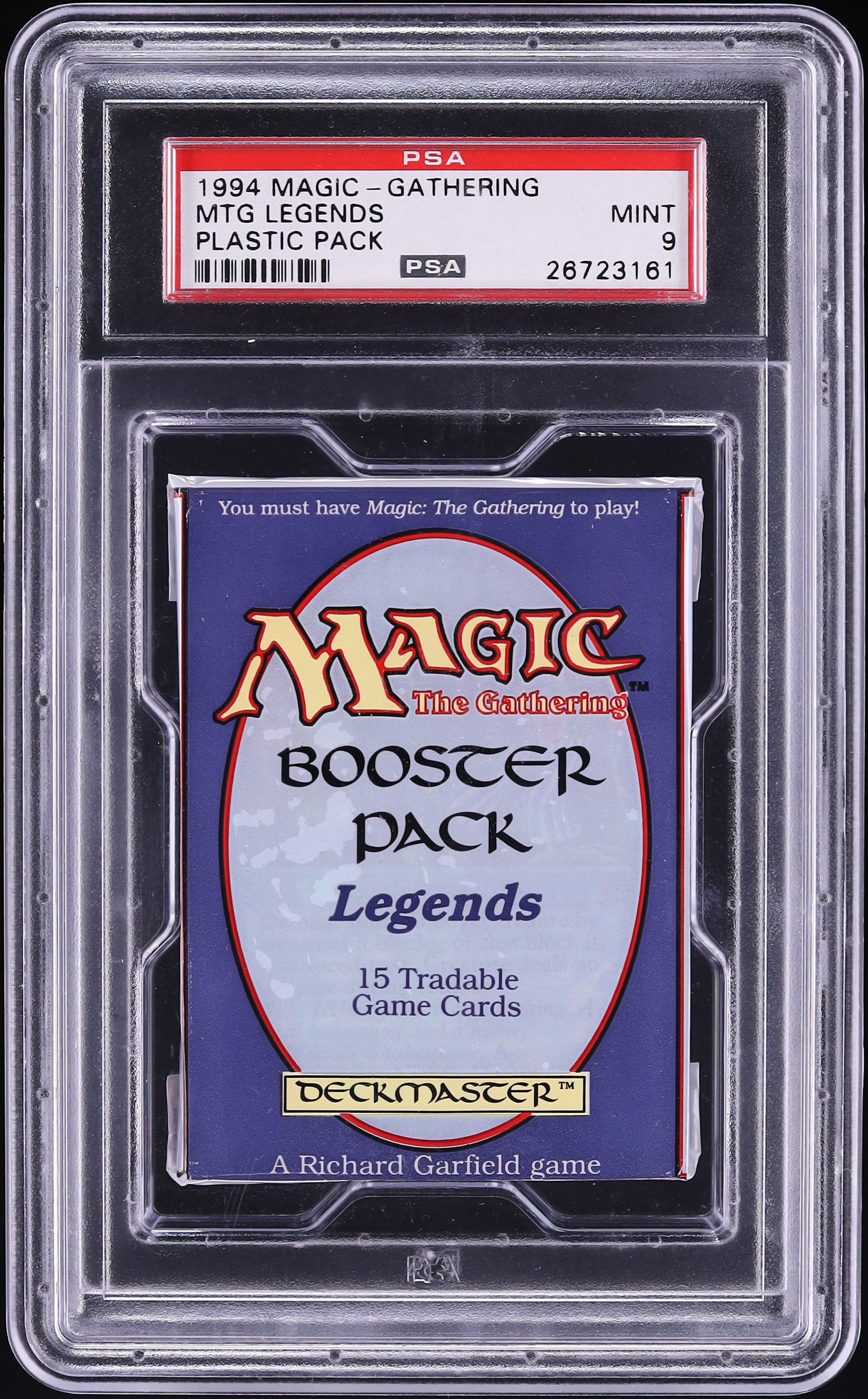 1994 Magic The Gathering MTG Legends Booster Pack PSA 9 MINT on
