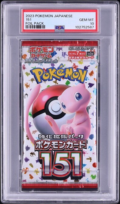 2023 Pokemon Japanese 151 Foil Pack PSA 10 GEM MINT on Fanatics
