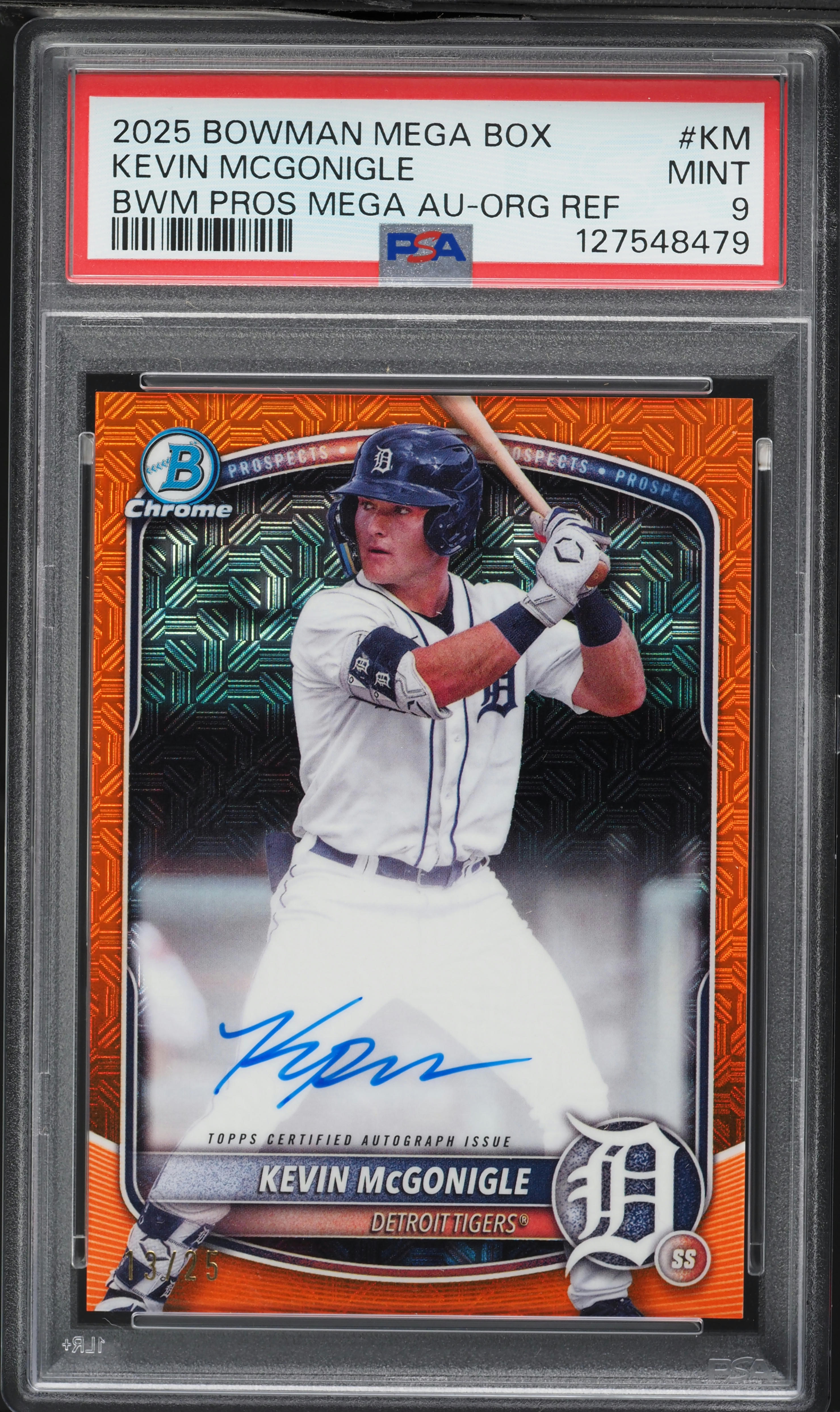 bowman Kevin McGonigle Etched-In Glass 0 Kevin McGonigle 1 Case Blue