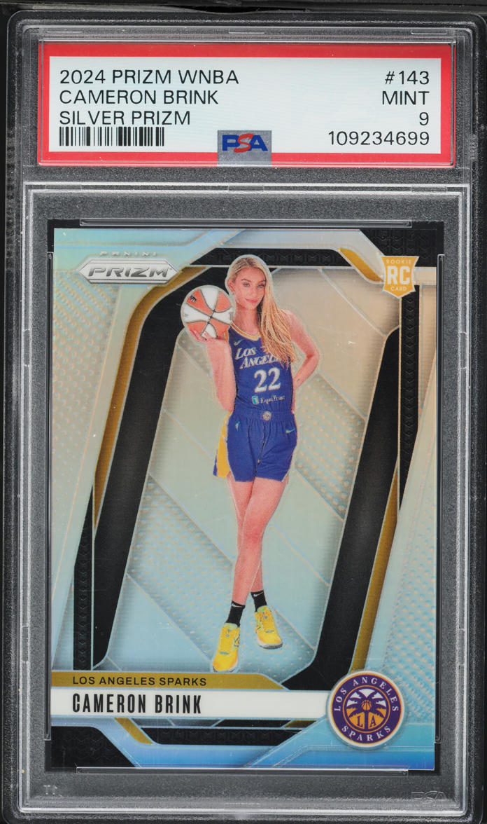 2024 Panini Prizm WNBA Silver Cameron Brink ROOKIE #143 PSA 9 MINT