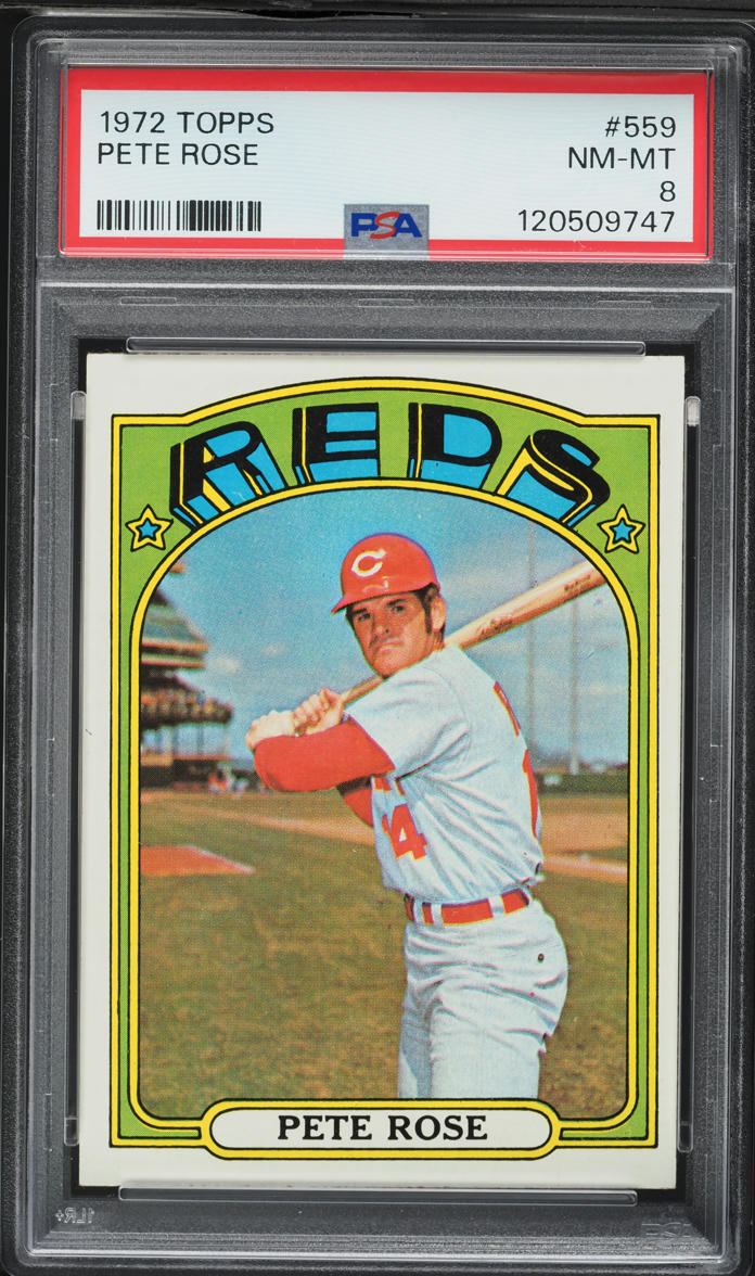1972 Topps Pete Rose #559 PSA 8 NM-MT