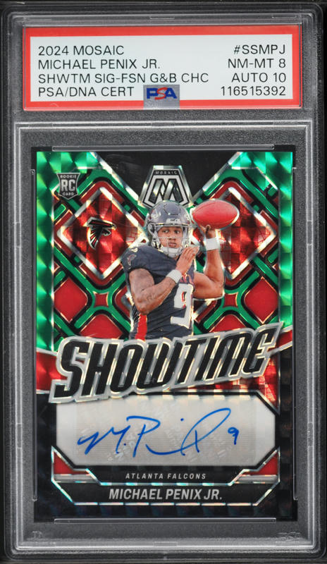 2024 Panini Mosaic Showtime Signatures Gold Tony Parker AUTO 10/10