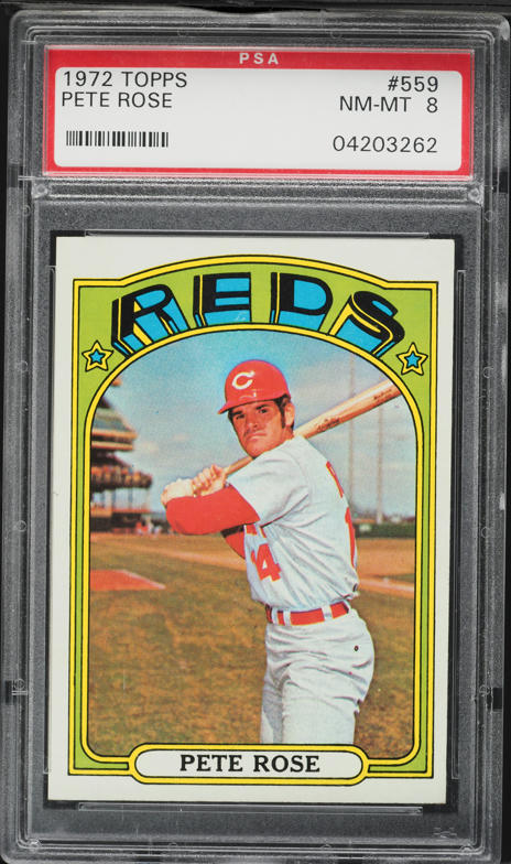 1987 topps pete rose cincinnati reds #393 rare baseball card CGC AUTH on Fanatics Collect Pete Rose Signed 1987 Topps