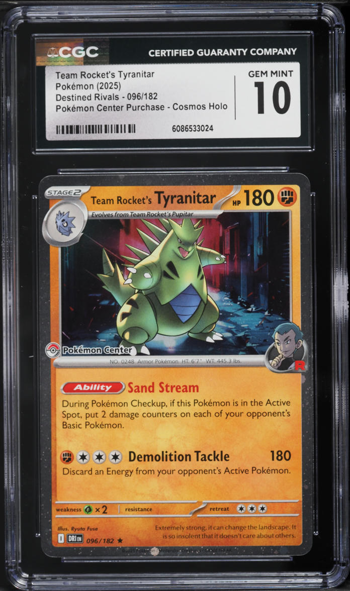 2025 Pokemon SV Destined Rivals Center Purchase Team Rocket's