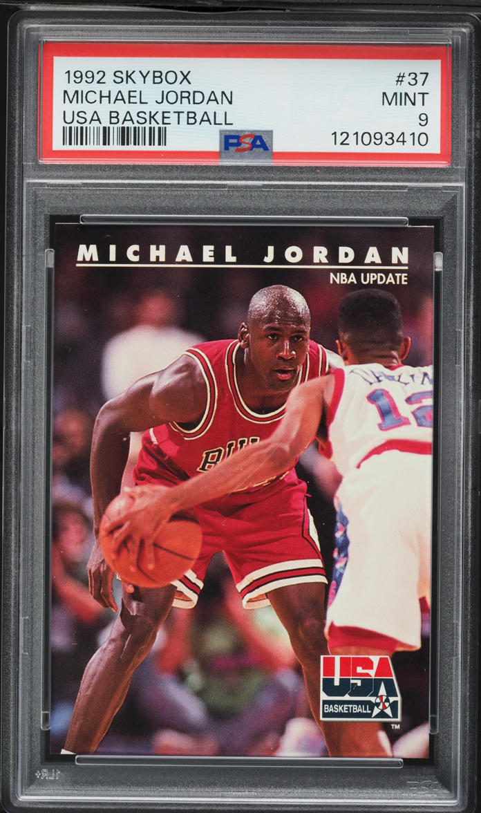 1992 Skybox USA Basketball Michael Jordan #37 PSA 9 MINT