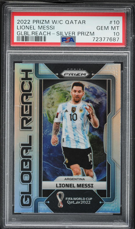 その他 FIFA World Cup 2022 Lionel Messi PSA10 2022 Panini Instant FIFA World Cup Lionel Messi #118 PSA 10 GEM