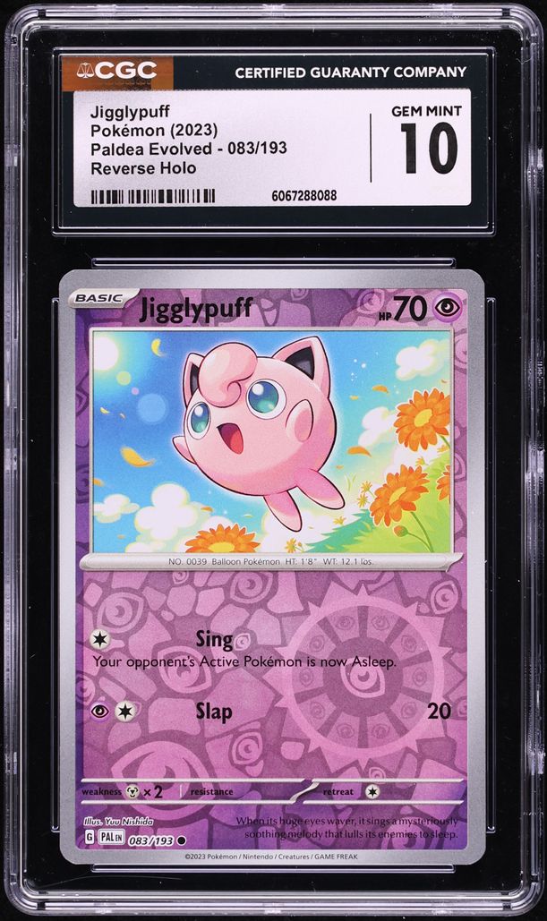 jigglypuff holographic card Pokemon - Jigglypuff - 71/111 - Common - Reverse Holo main image 0