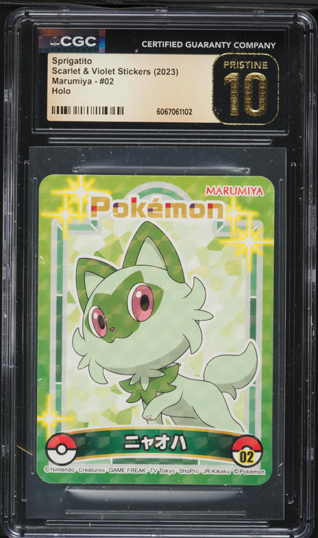 2023 Pokemon Japanese SV Triplet Beat AR Sprigatito #75 PSA 10 GEM