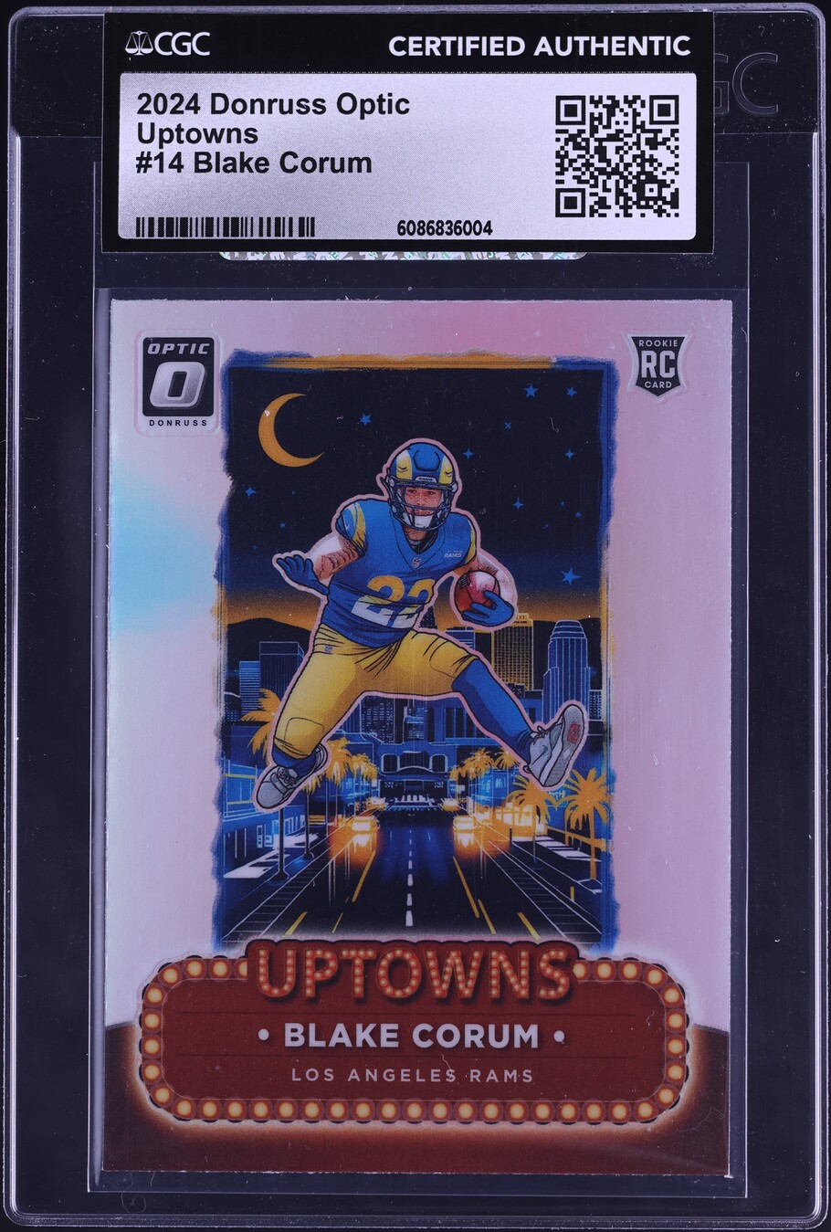 2024 Donruss Optic Uptowns Blake Corum ROOKIE #14 CGC AUTH