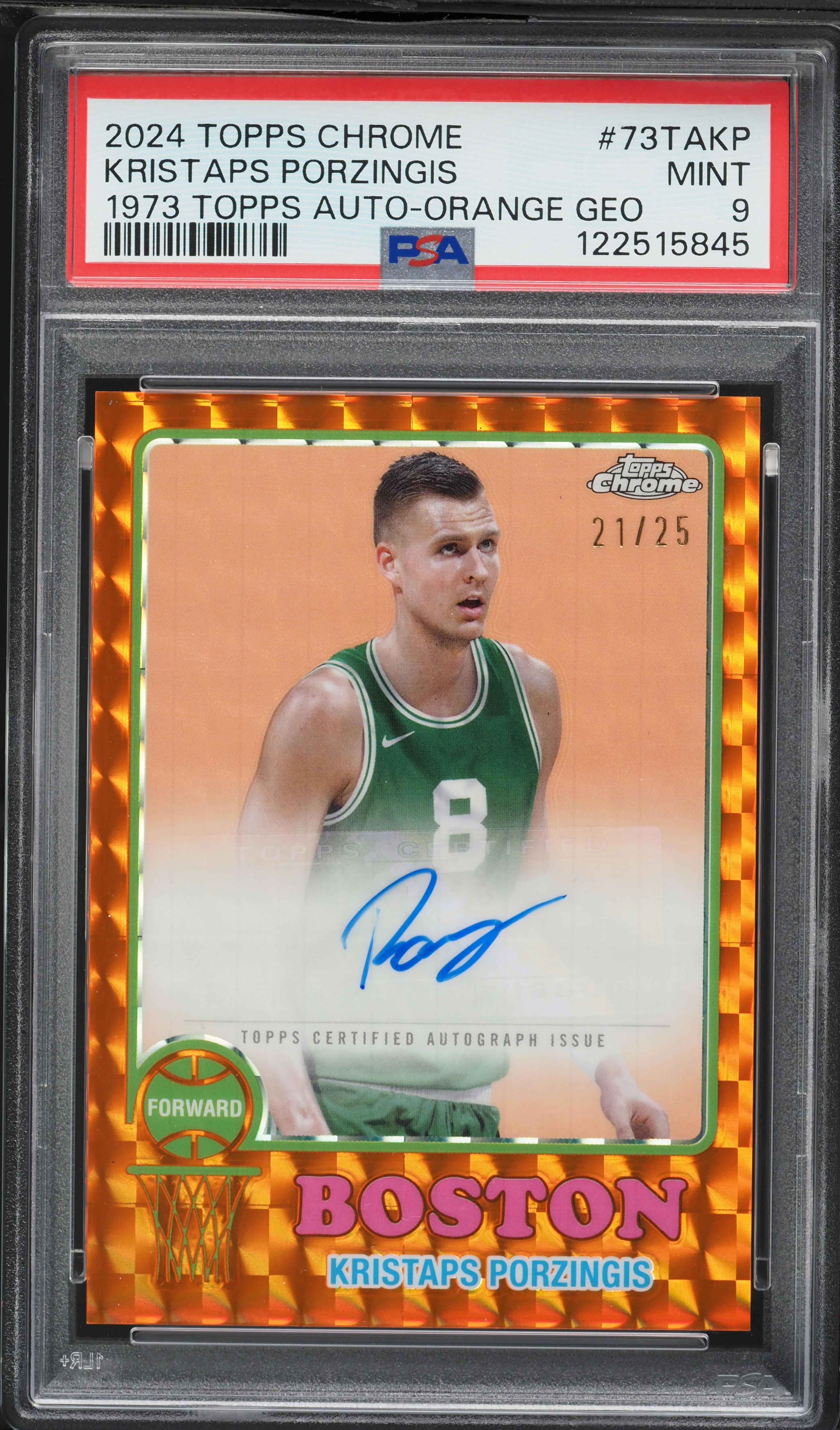 Kristaps Porzingis Panini Topps Green Basketball | Rookie 
