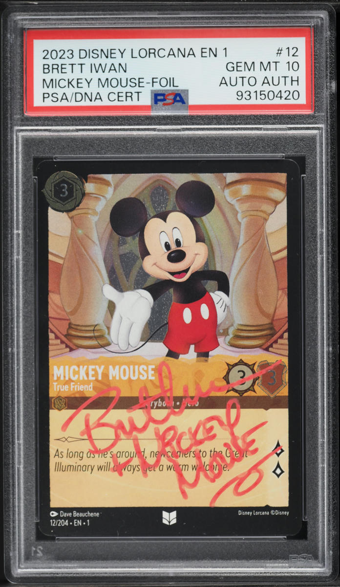 2023 Disney Lorcana The First Chapter Foil Mickey Mouse Brett Iwan