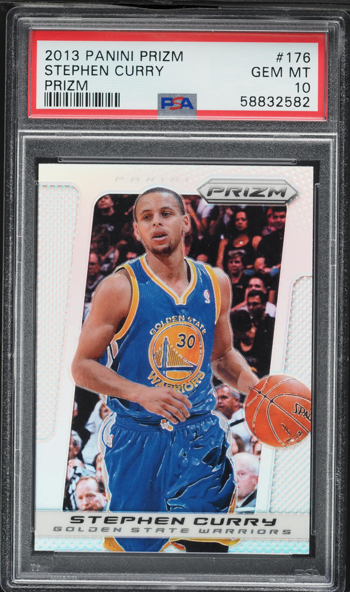 2013 Panini Prizm Silver Stephen Curry #176 PSA 10 GEM MINT