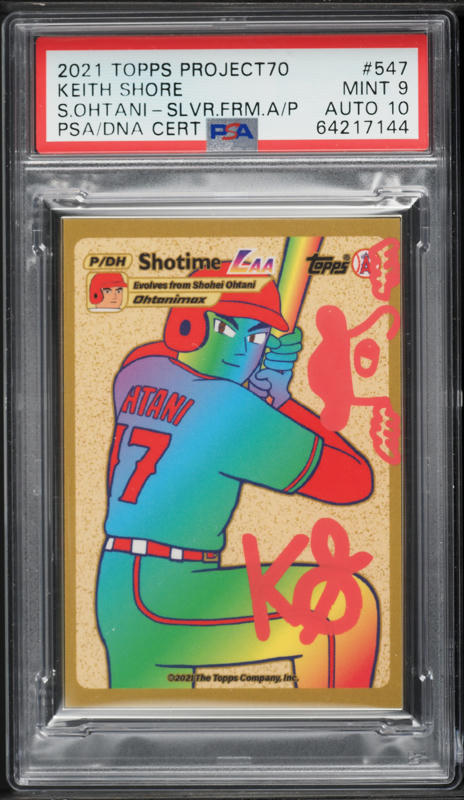 2021 Topps Project70 Silver Artist Proof Shohei Ohtani Keith Shore