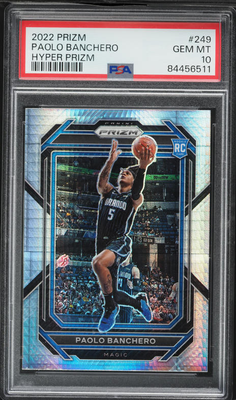 2022 Panini Prizm Variation Paolo Banchero ROOKIE #249 PSA 10 GEM